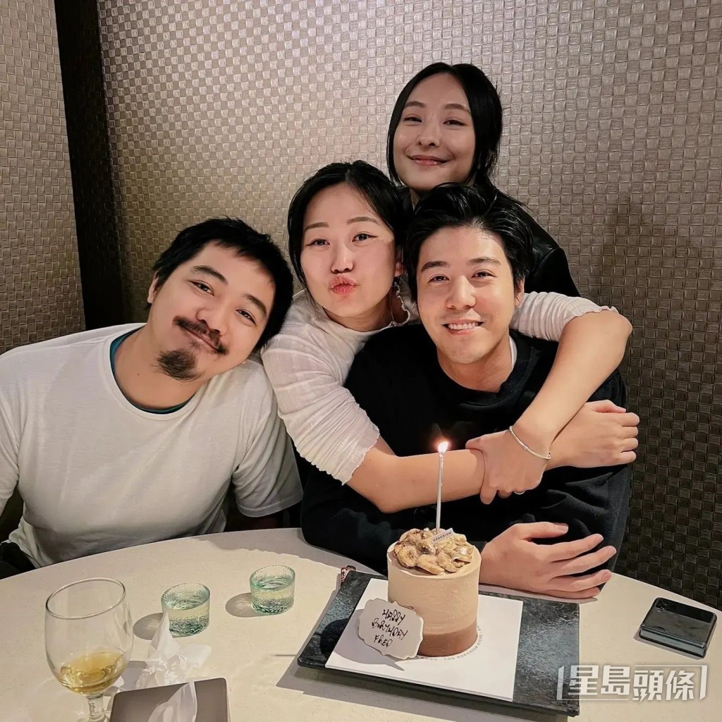 張子丰生日,曾見另一位緋聞女友陳瀅。