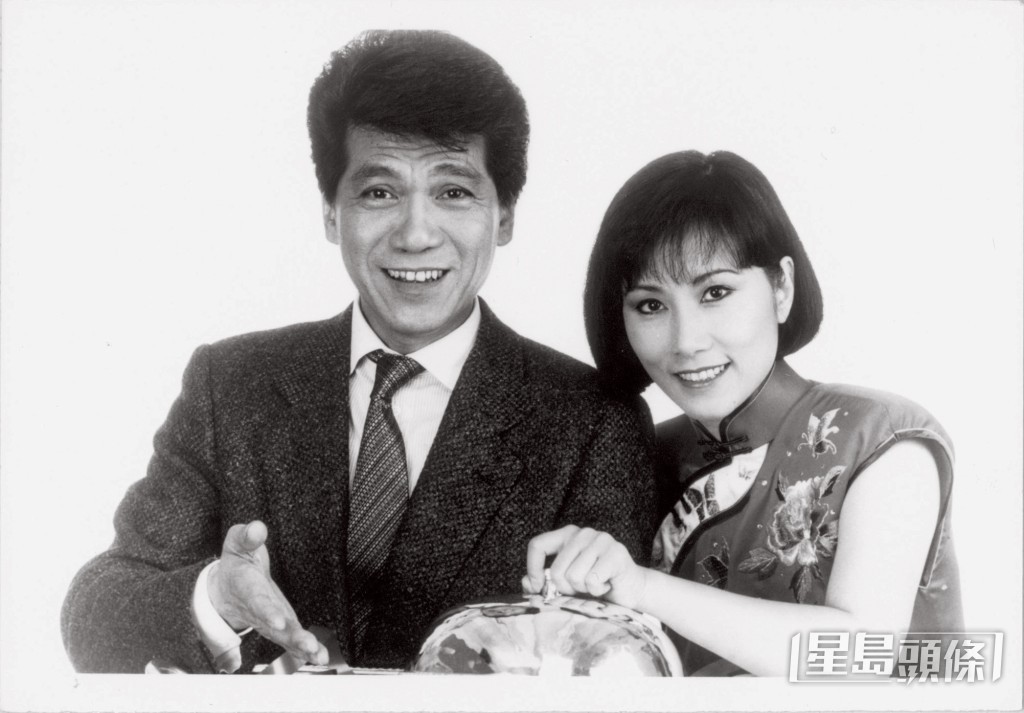 何守信与汪明荃。