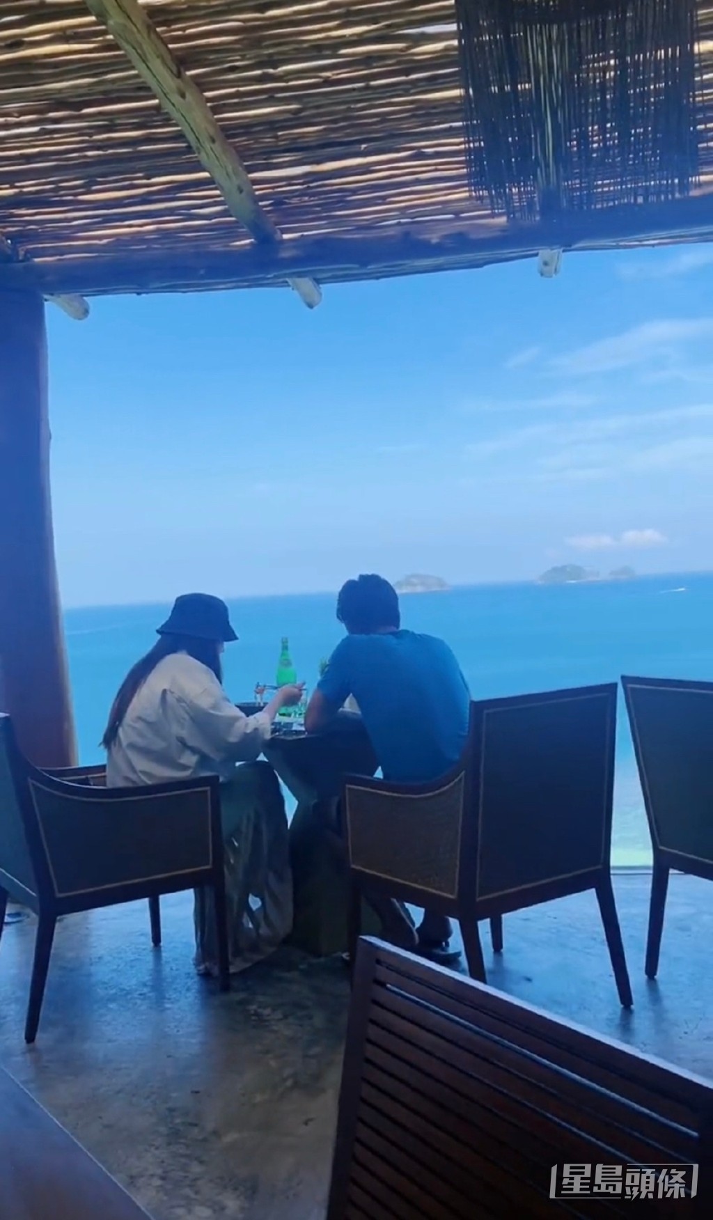 湯洛雯與馬國明在泰國被網民野生捕獲。