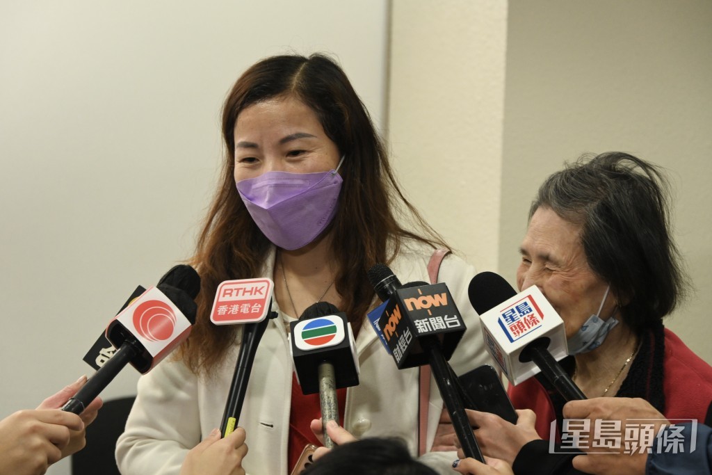 洪女士表示揀選高宏苑B座高層大單位。蔡建新攝