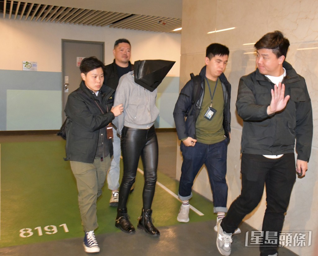 潘女日前被押返天壐寓所接受調查。