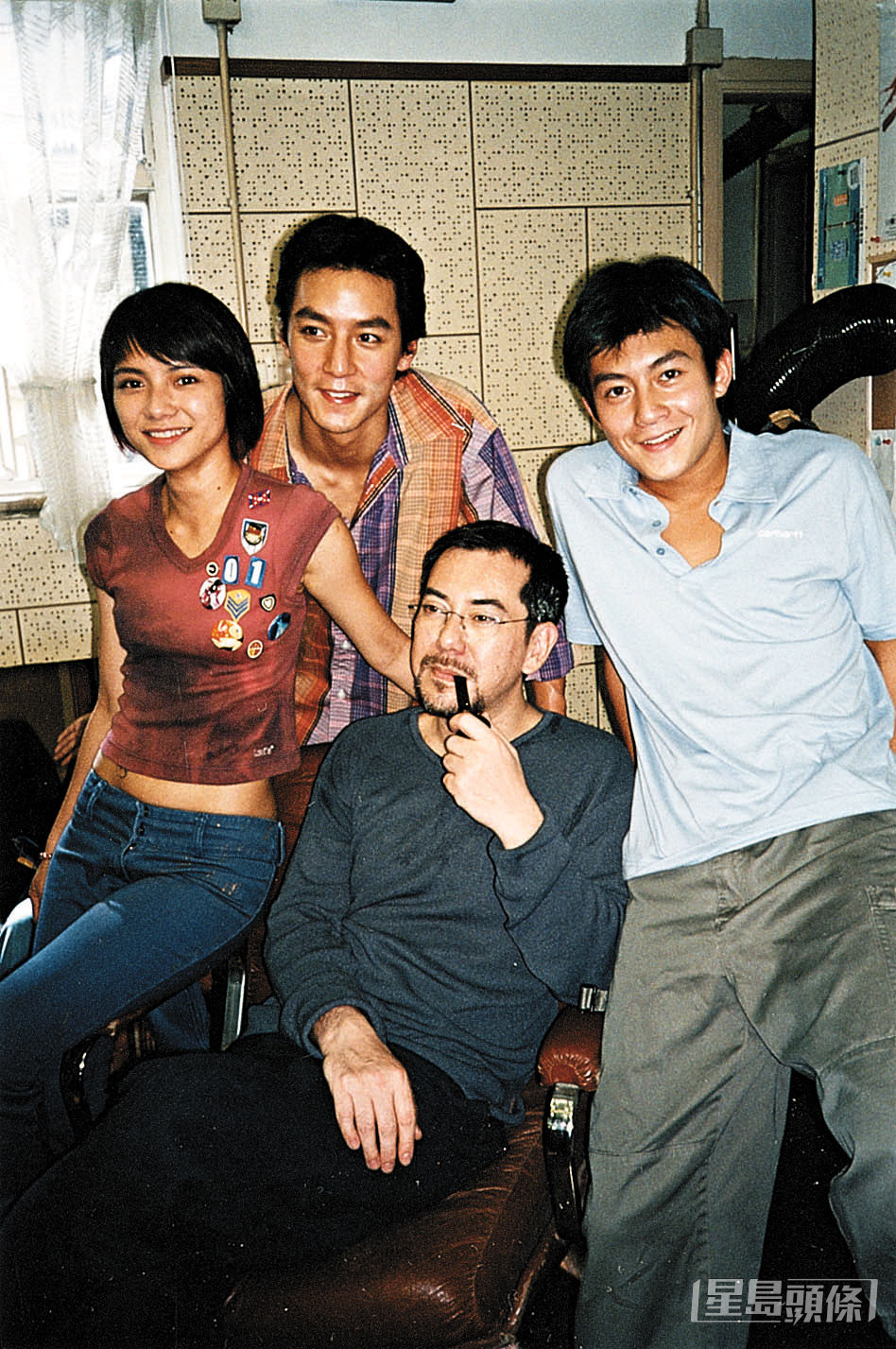 吳彥祖與陳冠希2002年合作張艾嘉電影《想飛》，當時正值兩大男神的全盛時期。