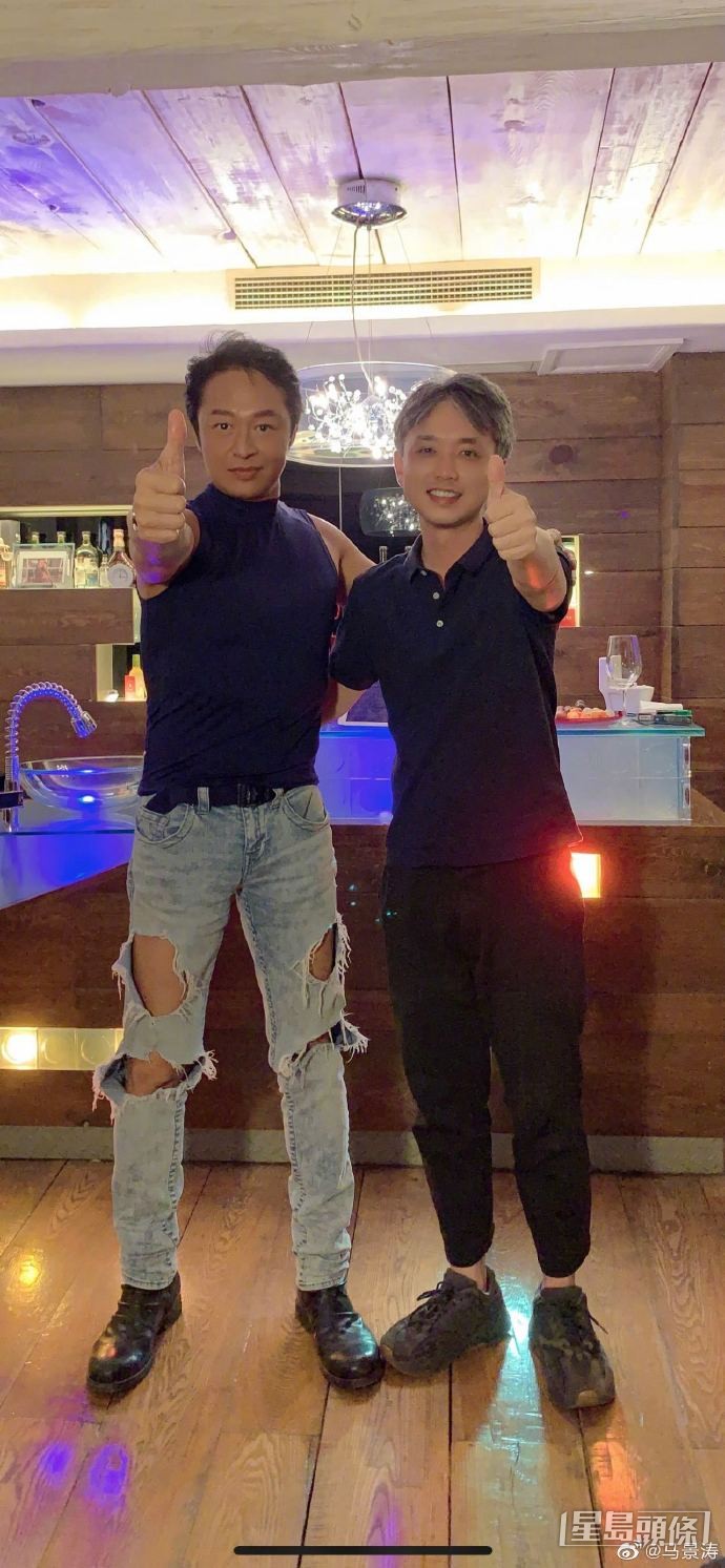 馬景濤去年5月於微博貼出近照,當時身形很Fit。