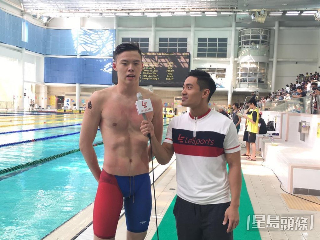 身高1.91米的曾華倩是一名游泳健將，亦是香港游泳代表隊成員。
