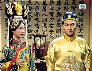 同劉德華有合作。