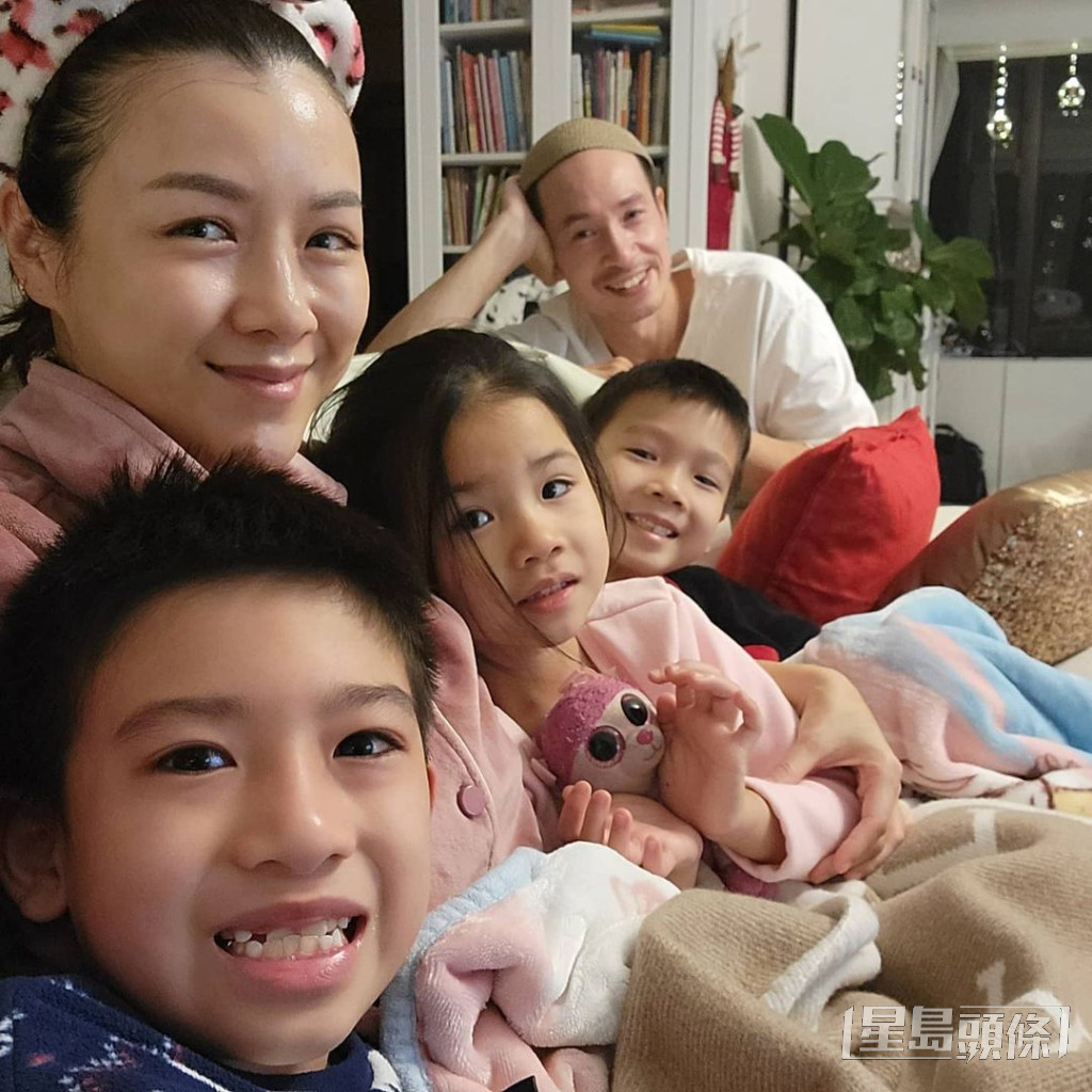 陳豪與陳茵媺一家五口是圈中的模範家庭。