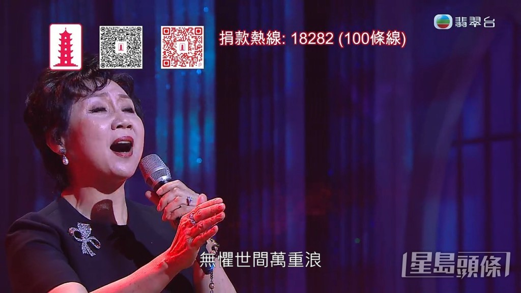 張德蘭早前在TVB《萬眾同心公益金》再度大開金口。