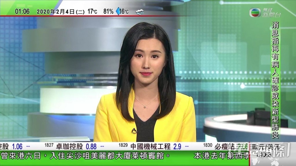 袁思行大學畢業後,正式加入TVB新聞部。