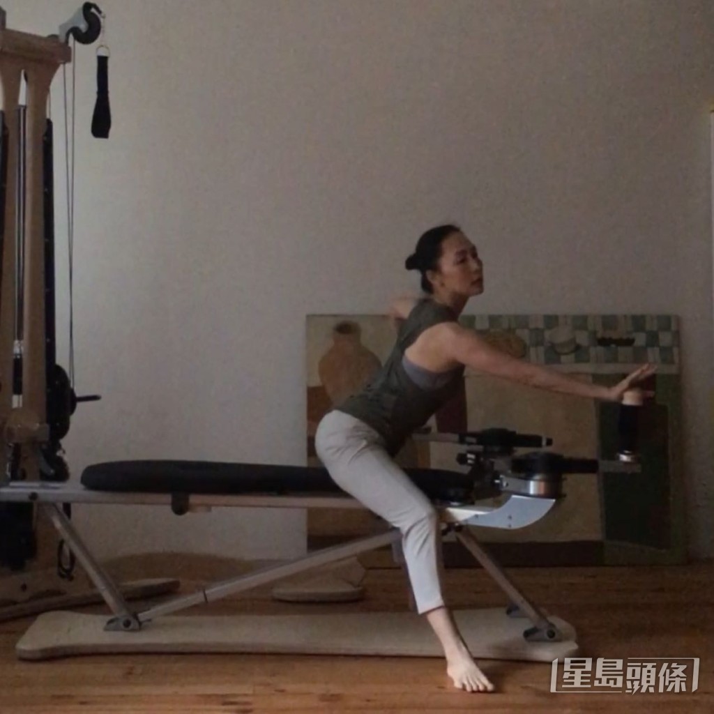 彭羚還經常做普拉提（Pilates）。