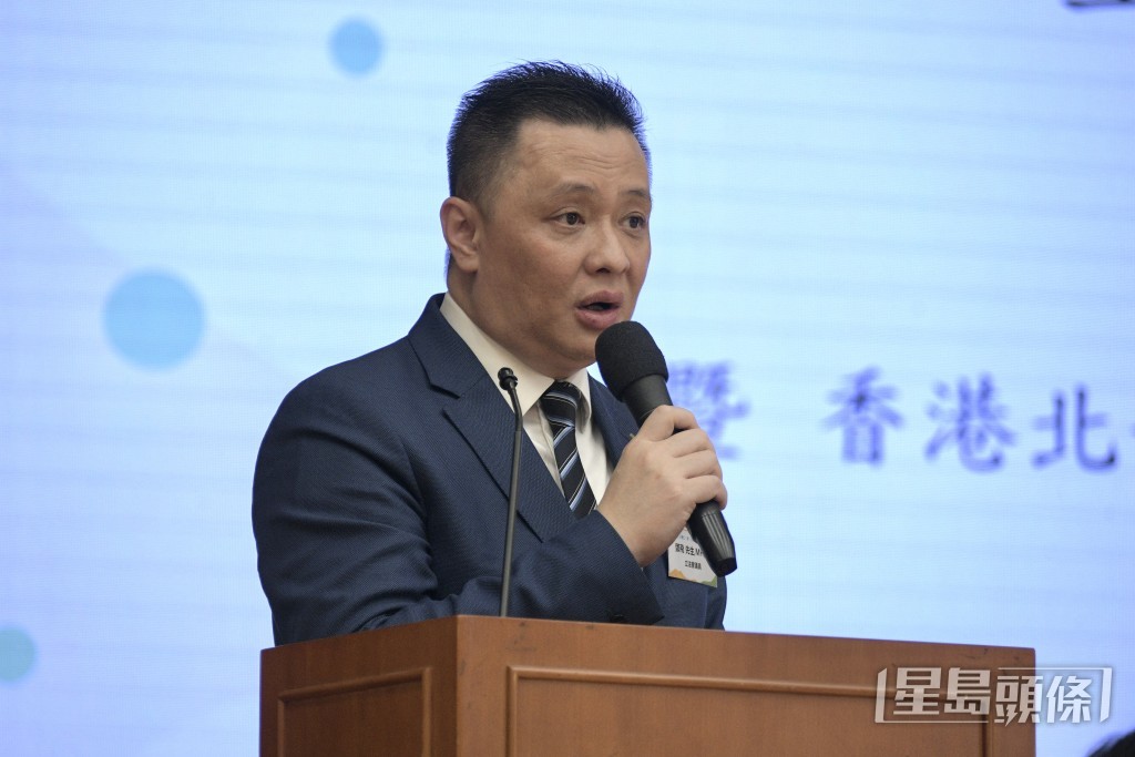 立法會議員鄧飛。陳浩元攝