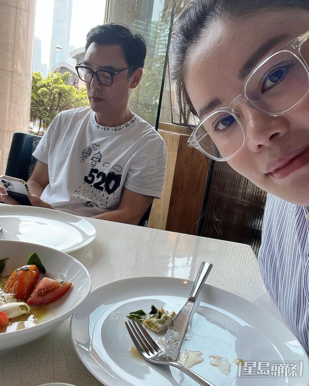 范姜經常分享B哥生活靚相。