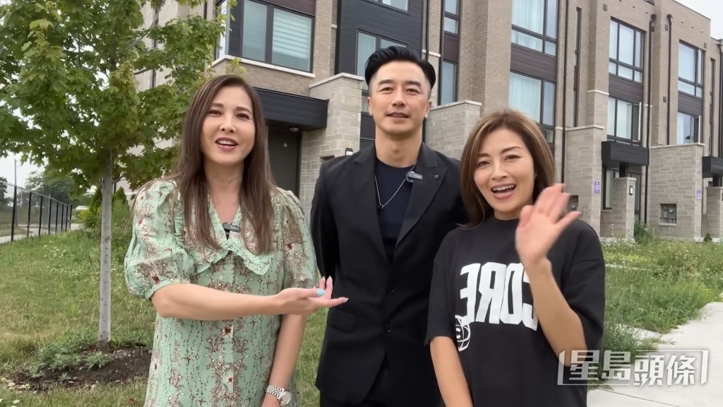 杜挺豪夫婦與李婉華齊齊去睇樓。