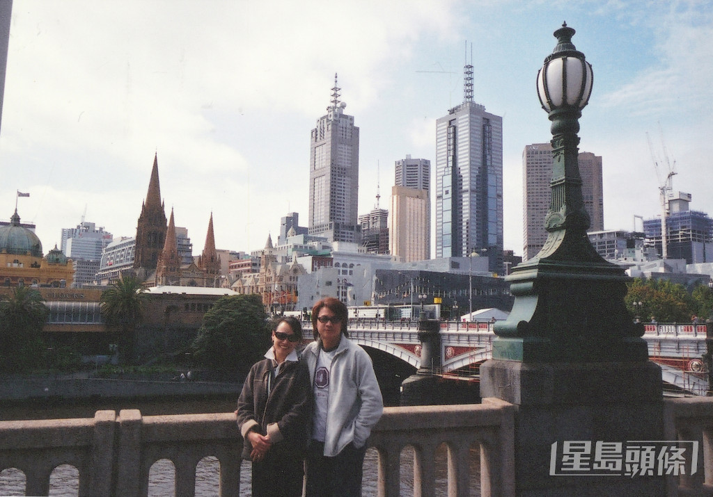 尹天照與太太結婚5年，重遊結婚舊地澳洲墨爾本。