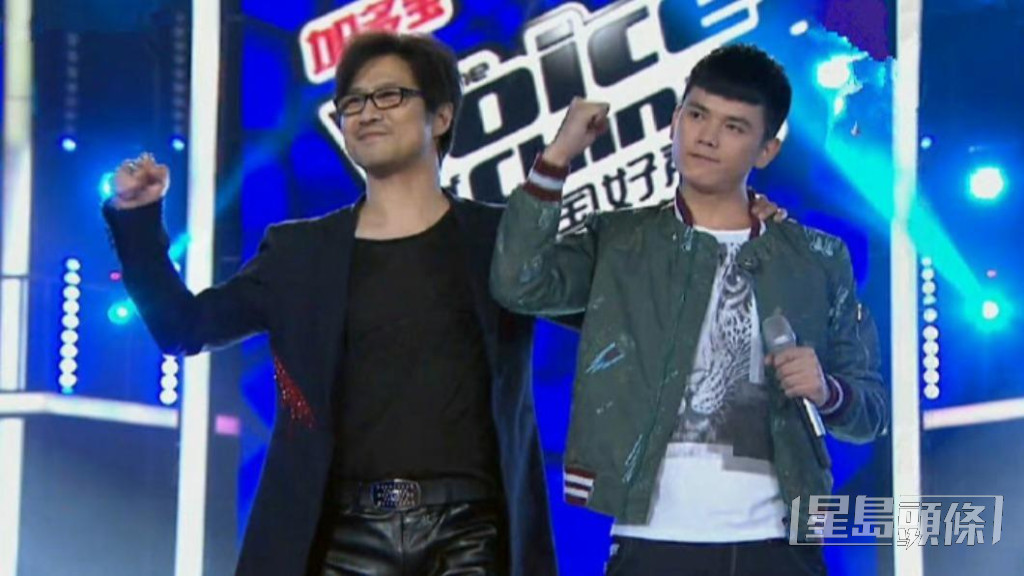 張恒遠2013年參加《中國好聲音》第二季獲得汪峰（左）組冠軍、全國決賽亞軍進而出道。