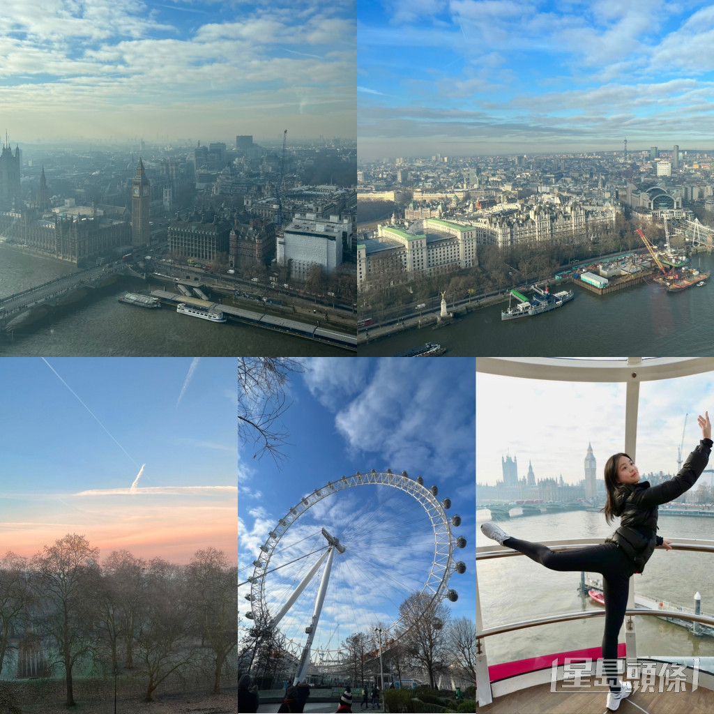 第一日去著名景点伦敦眼（London Eye）。