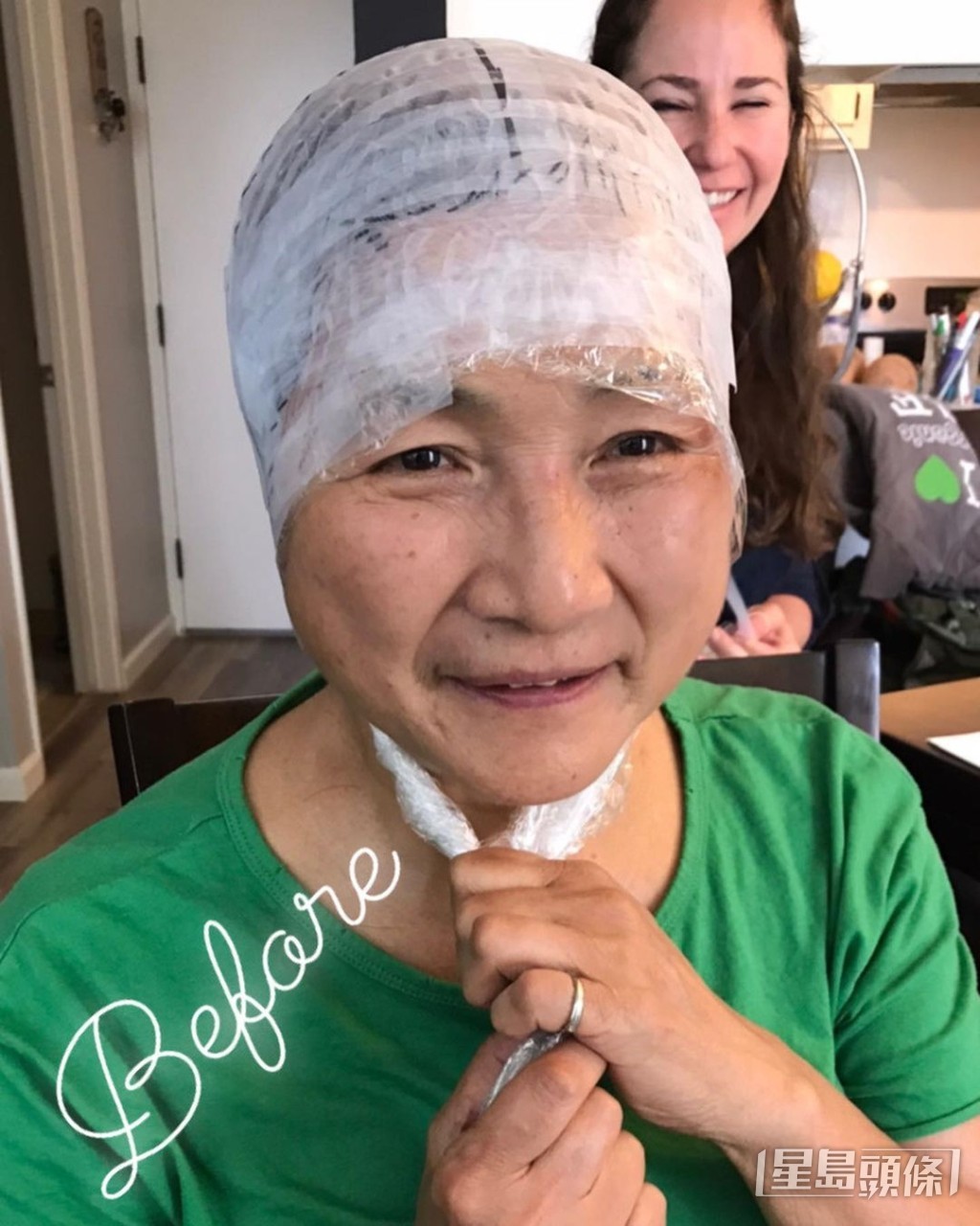 女兒不時分享媽媽的生活相。