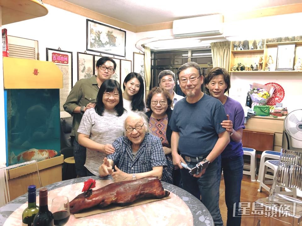 俞明叔剛過99歲生日。