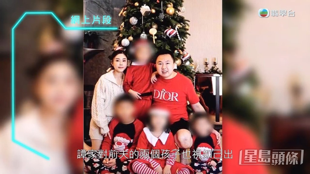 蔡天鳳與姓鄺前夫及譚仔創辦人兒子Chris分別育有兩個子女,譚家對蔡天鳳與前夫所生的一仔一女亦視如己出。