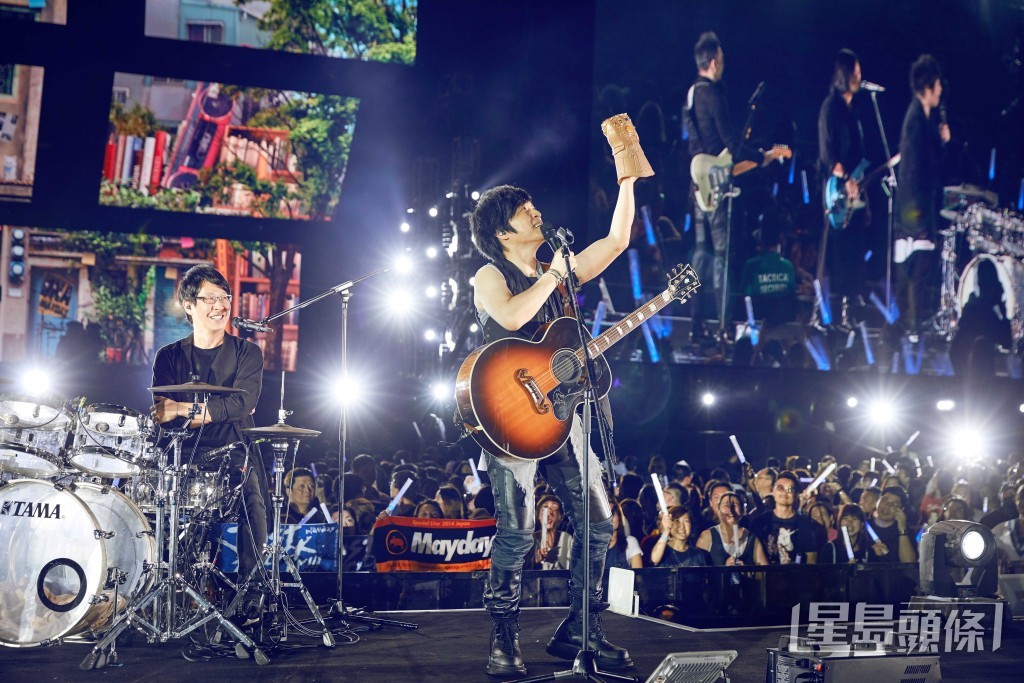五月天對上一次來港開騷已經是2019年，當時同樣在迪士尼露天場地開唱。