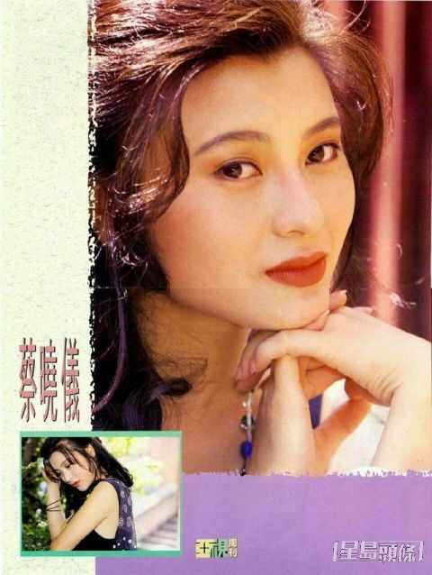 蔡晓仪在1991年入行，外型亮丽的她当年被封为“翻版李嘉欣”。