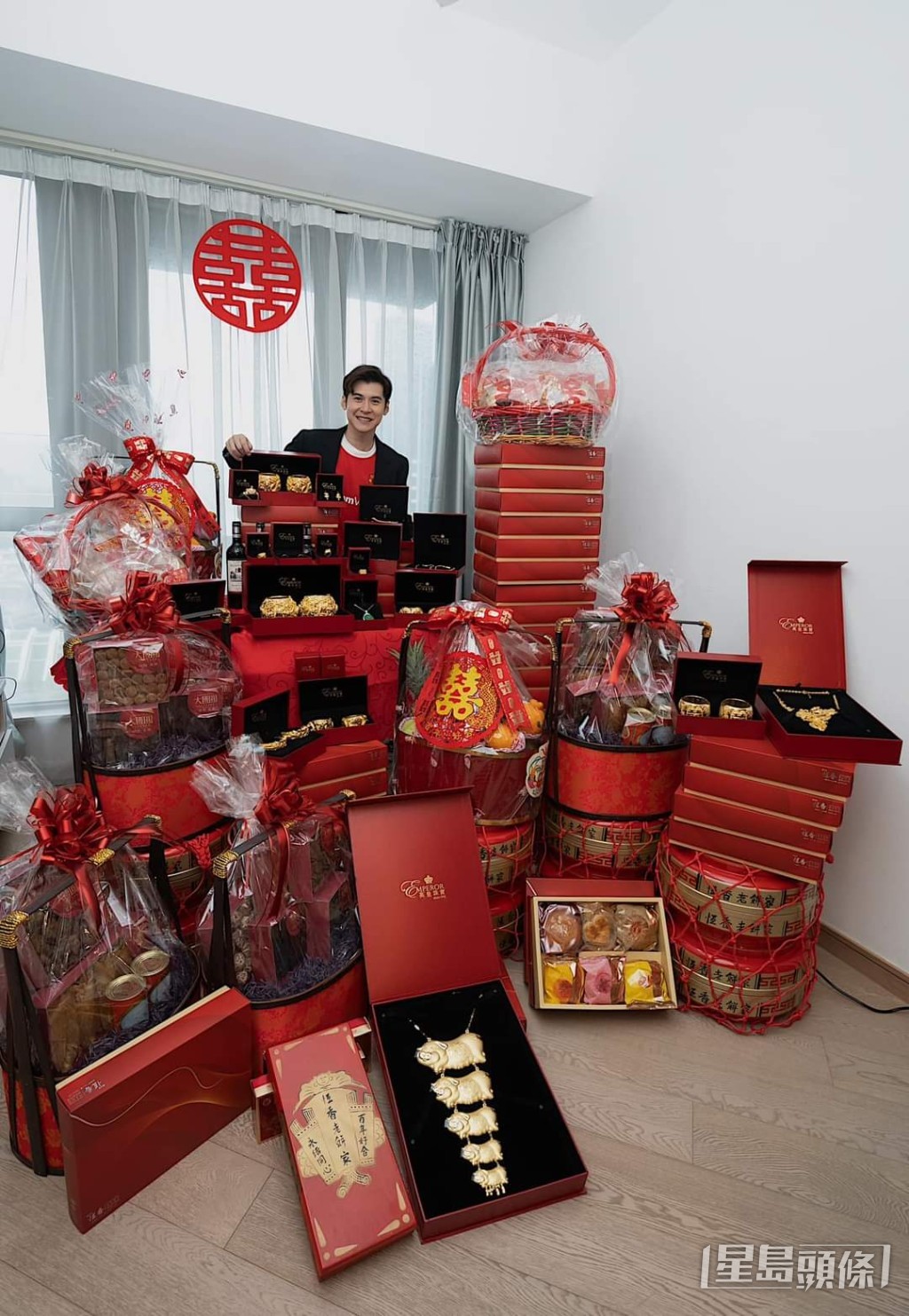 陳家樂過大禮排場十足,令準陳太極有面子。