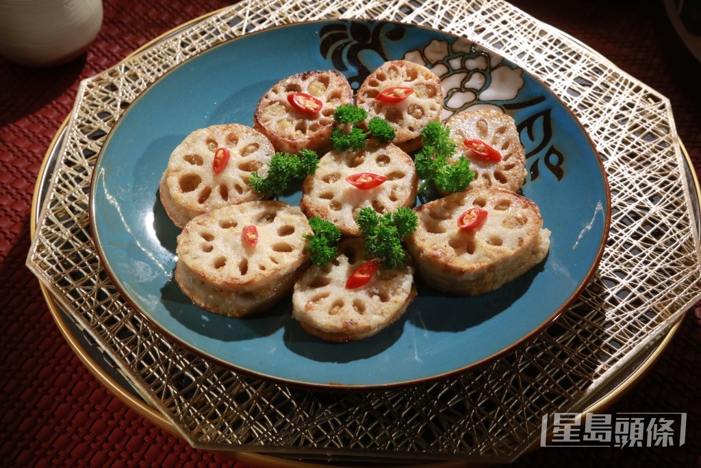 香煎莲藕三文治