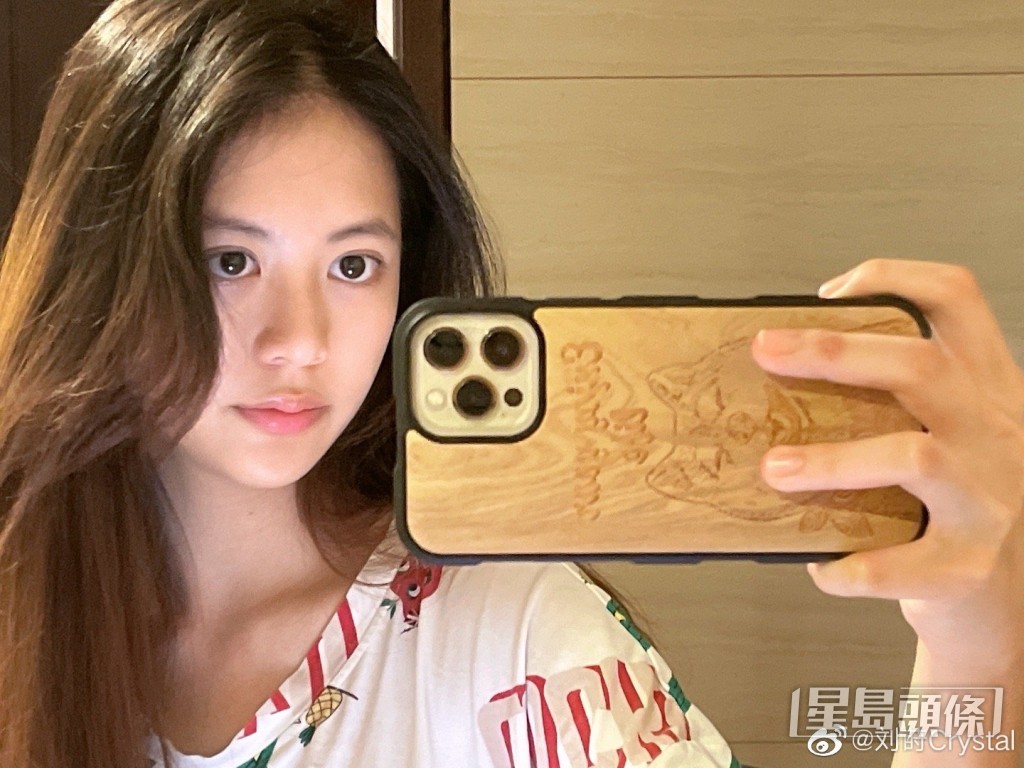 劉蒔熱愛自拍。