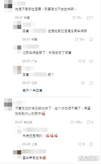 王祖贤遭网民质疑整容失败。