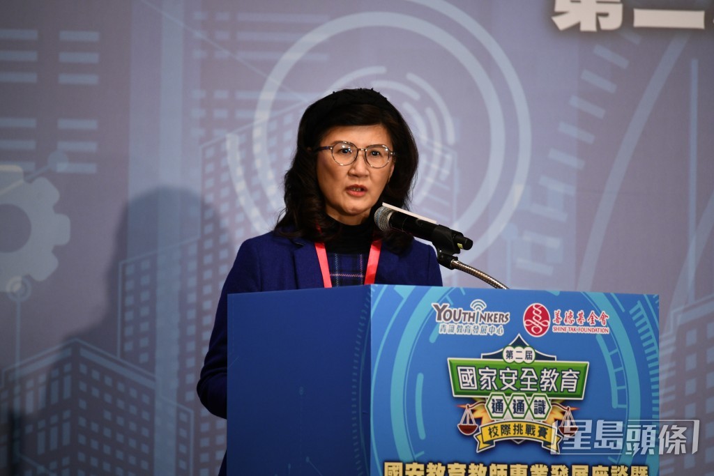 彭韻僖法律是社會最基本標準和底線。黃偉頌攝