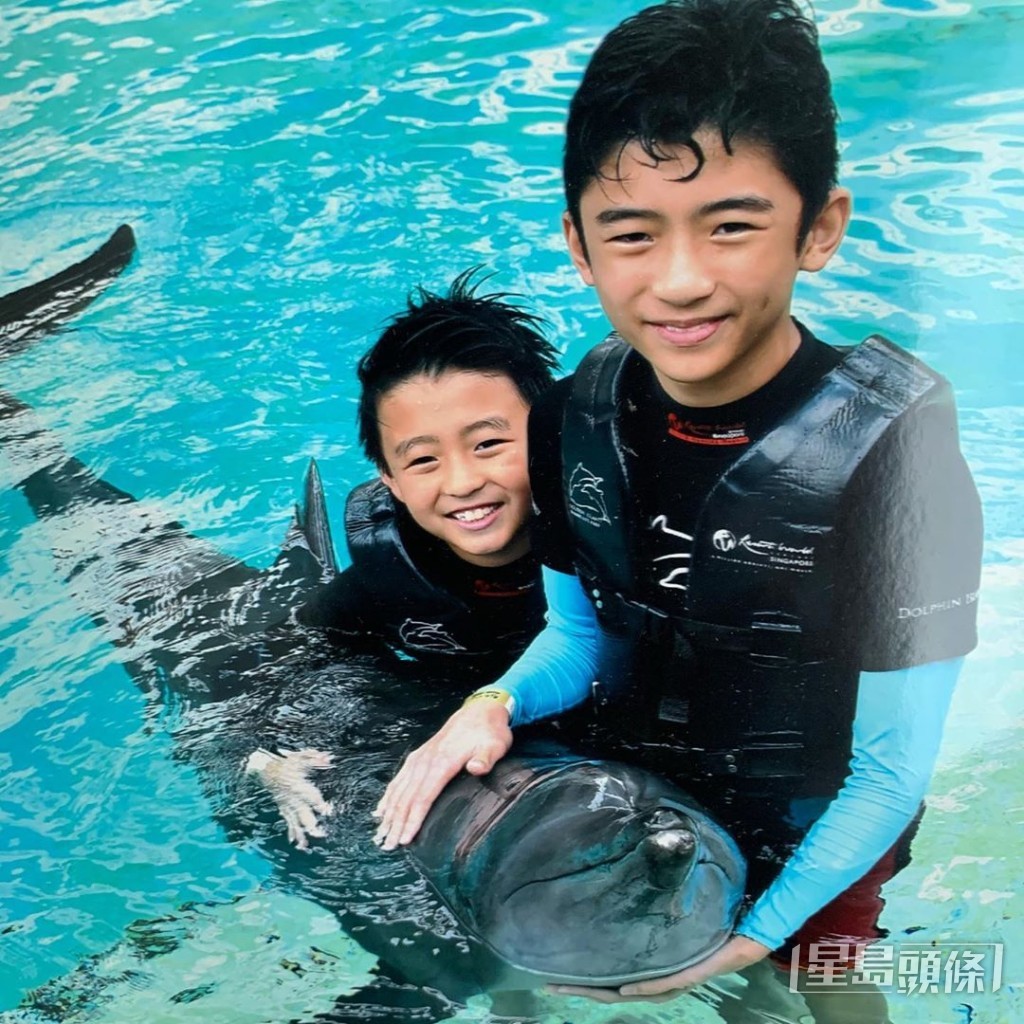 Lucas（右）和Quintus兩兄弟感情都好好。