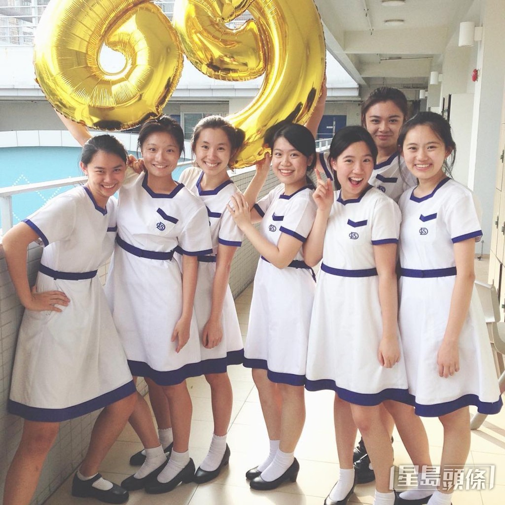 袁思行中學時就讀拔萃女書院。