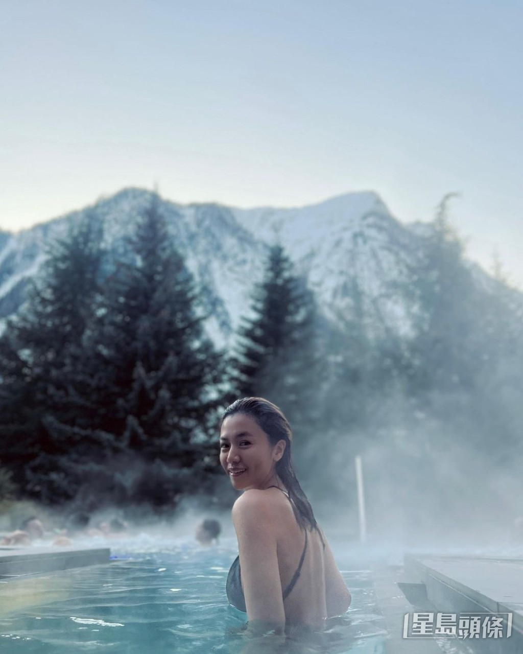 楊偲泳去年先去完意大利北部山腳小鎮Courmayeur。