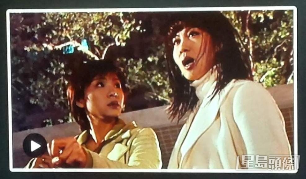 黃美芬在《我和殭屍有個約會》中飾演小菁，與麥景婷（右）有不少對手戲。 