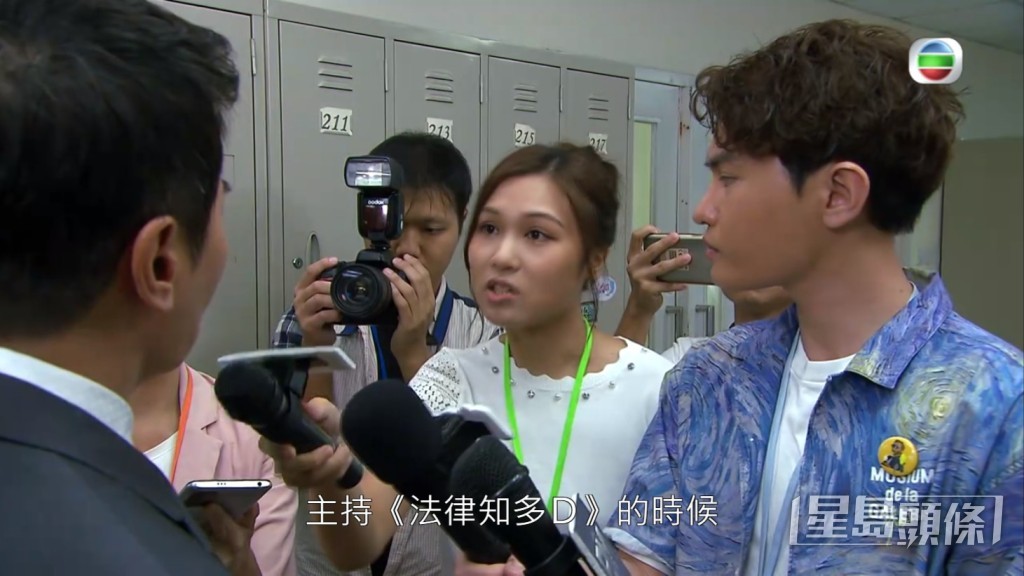 有记者问：“网民话你做主持冇实力”、“你系法律界的表现一般，其实你系咪靠关系”、“如果冇你姐夫，你做唔做到律师？”