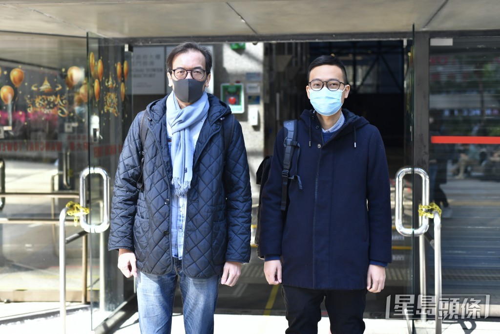 左起：被告钟沛权、林绍桐。资料图片