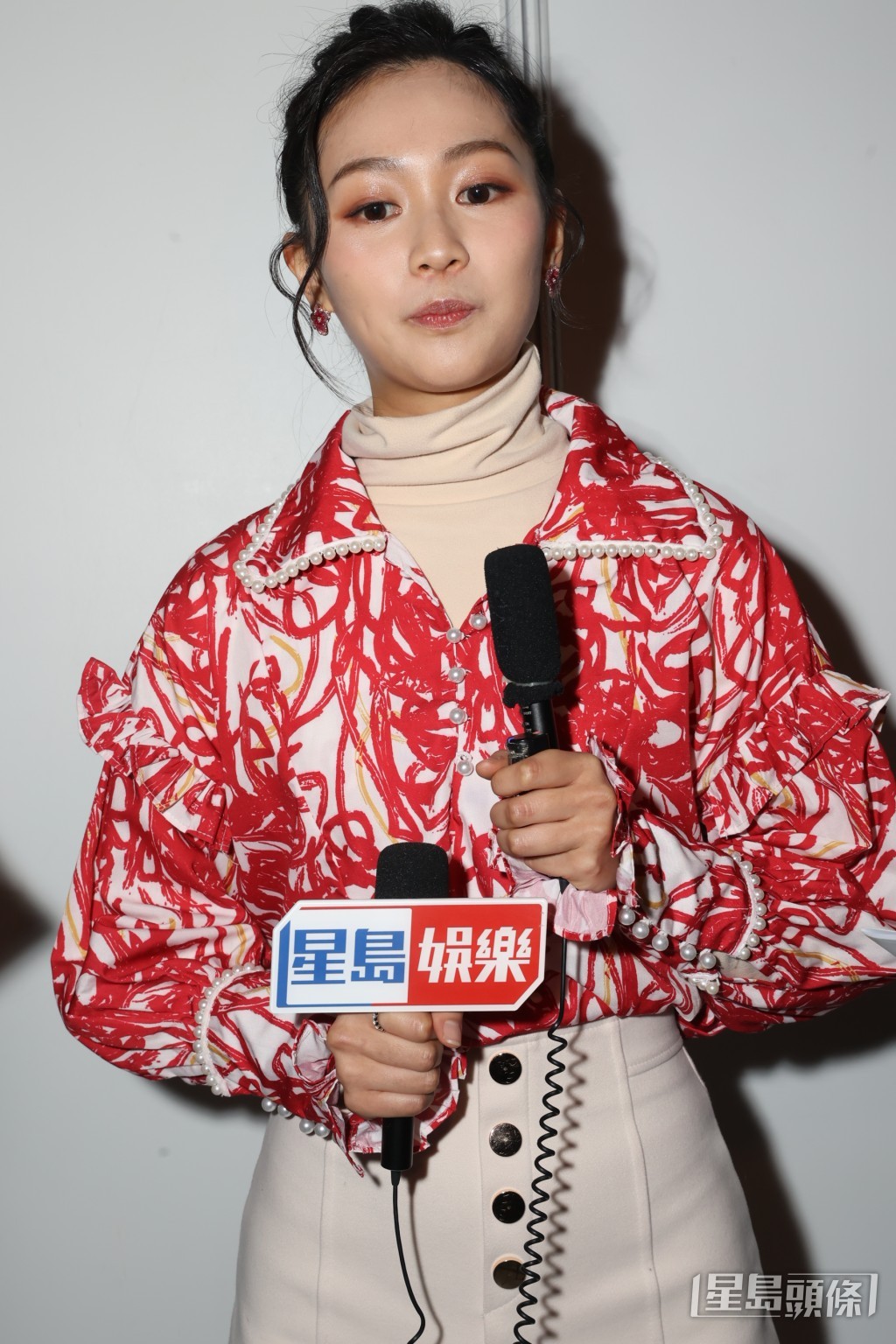 郭柏妍曾焗朱古力蛋糕給爸爸吃。
