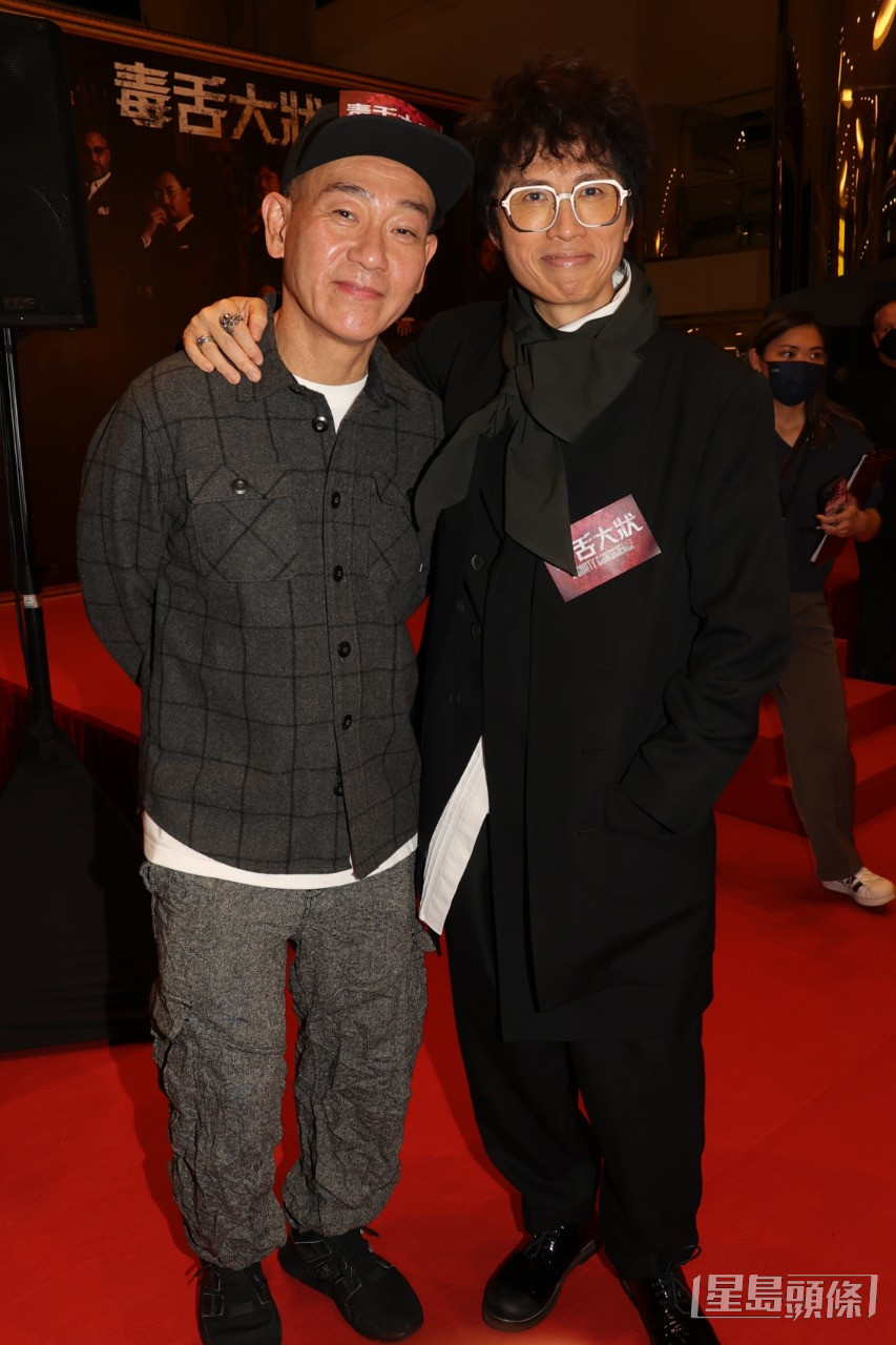 林保怡今年初偕黃子華出席賀歲電影《毒舌大狀》群星首映禮。  ​