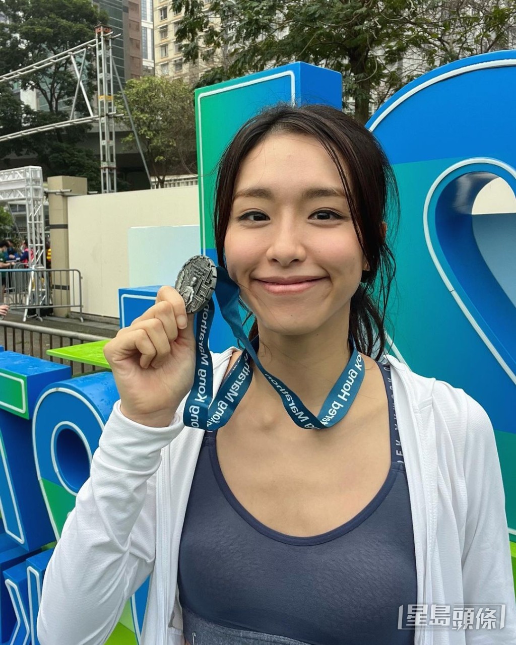【藝人10公里賽】第10名：曾淑雅（Jumbo）  成績：1小時13分52秒