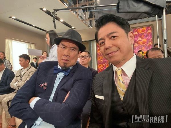白彪（左）在劇中將會多一個私生子，由楊明飾演。
