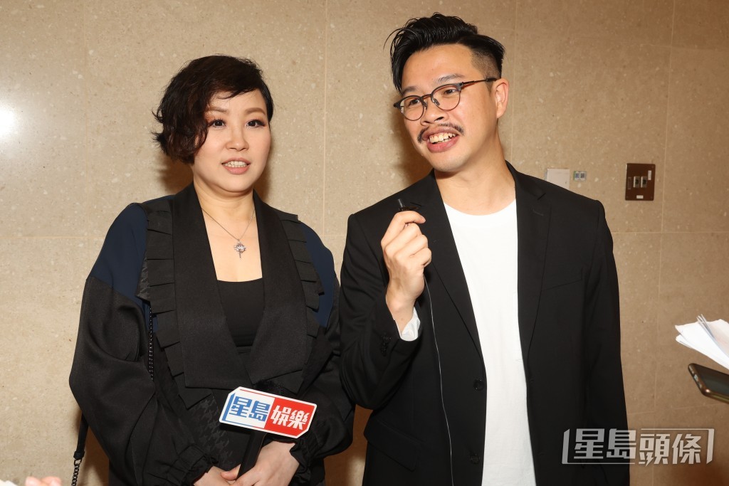 杨诗敏（虾头）与何爵天担任颁奖嘉宾。