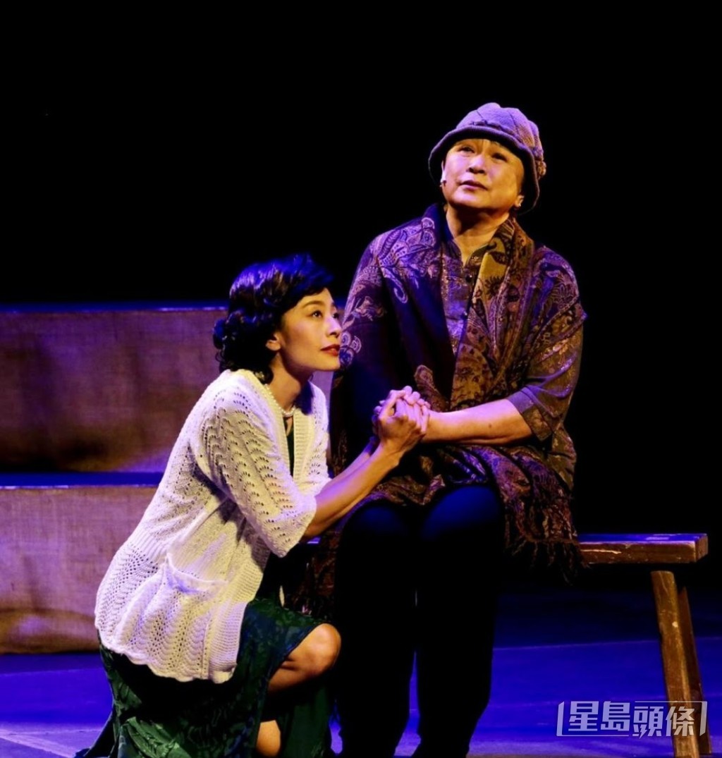 去年9月，Gigi姐跟焦媛合演音樂劇《伴我同行》，劇中演工人「和姐」。
