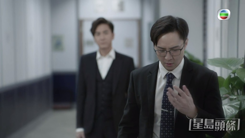 朱汇林与马国明有不少对手戏。