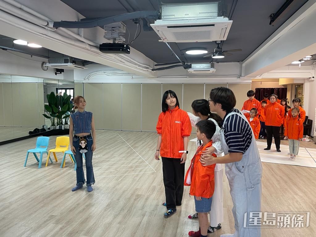 音樂劇本月23日正式公演,近日慧敏哥忙於綵排。