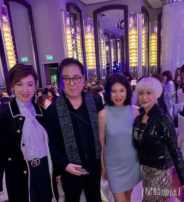孫泳恩(右二)次次返港都一定會約陳曼娜。