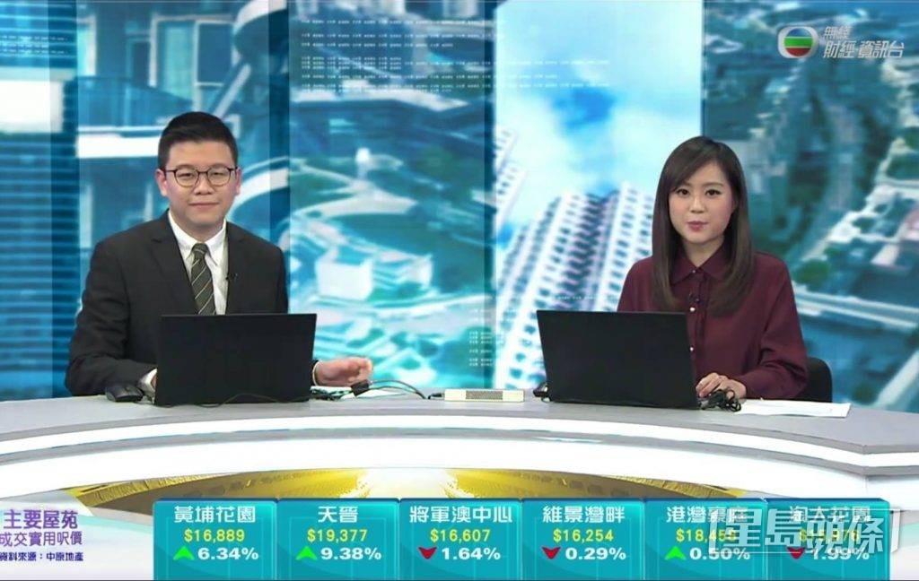 TVB財經主播伍楚瑩本月中宣佈離開TVB新聞部。