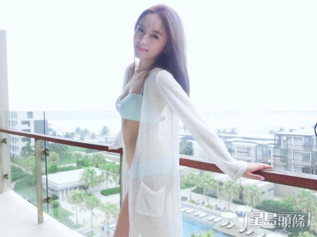 鄺潔楹不吝嗇大晒好身材。