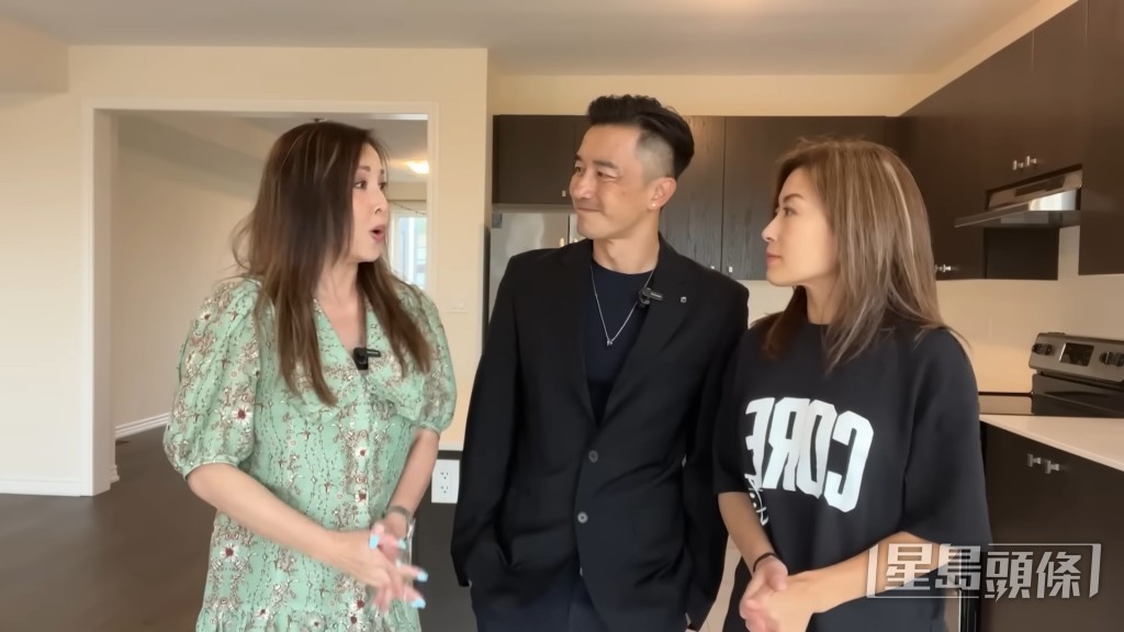 杜挺豪夫婦與李婉華齊齊去睇樓。