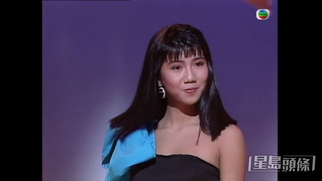 關秀媚在1987年參選港姐。