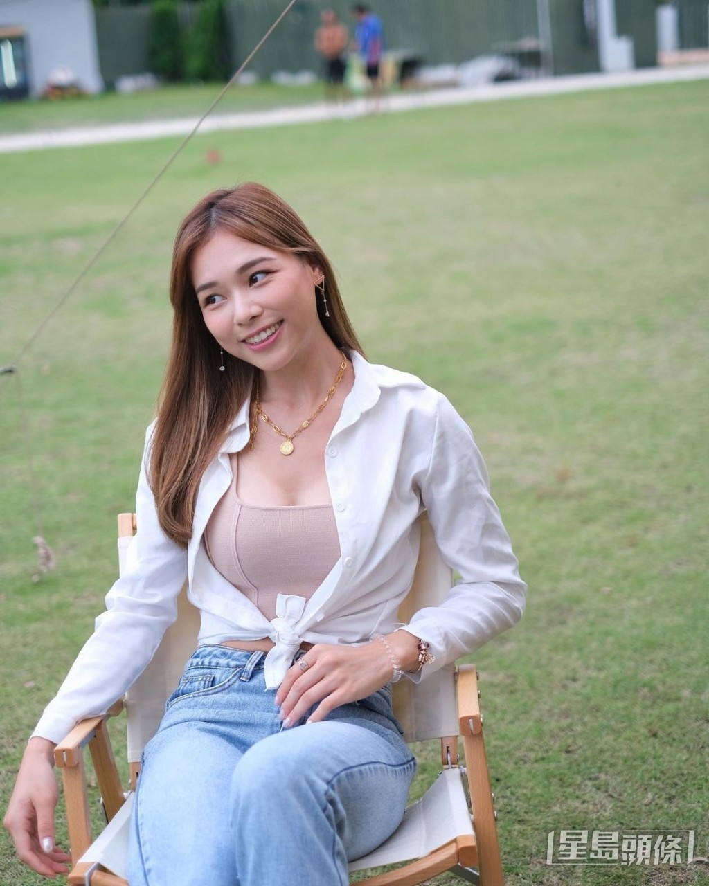 廖慧儀都有分享喺《港女野人》拍攝期間嘅靚相。