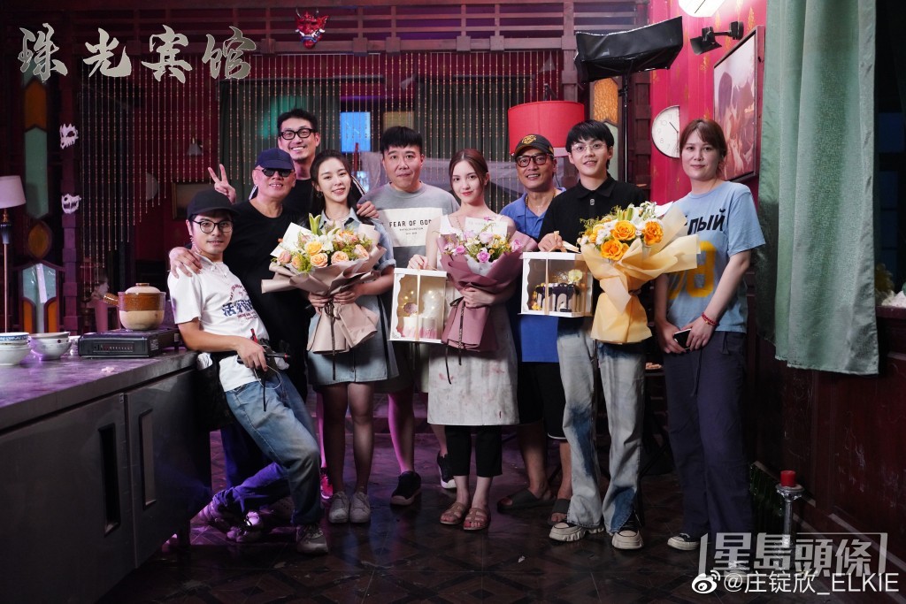 最近莊錠欣演出內地劇《珠光賓館》。